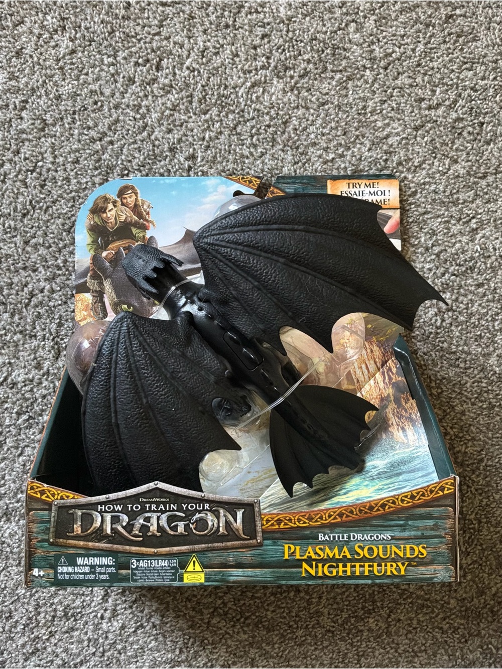 DreamWorks How to Train Your Dragon Night Fury Collectible - Black